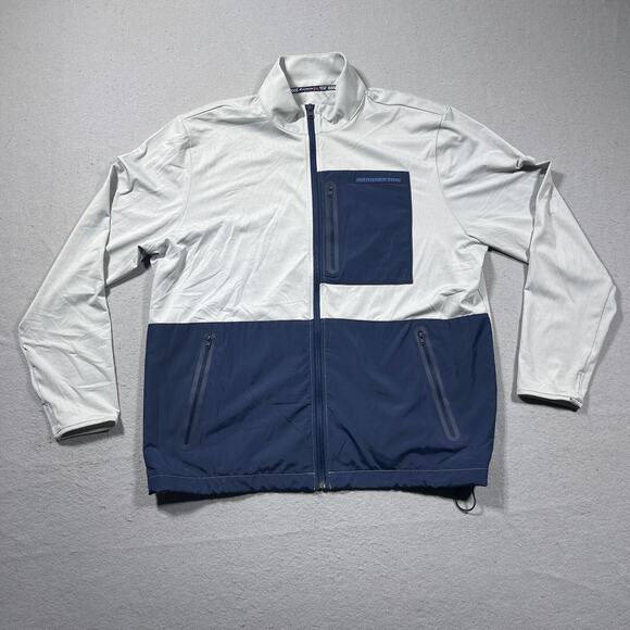 Southern Tide Performance Jacket Mens Size XL Sea Foam Full Zip Lightweight - Picture 1 of 13
